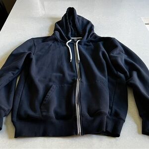 True Classic Men's Navy Zip-Up Hoodie
